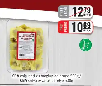 CBA CBA colţunaşi cu magiun de prune 500g Ofertă