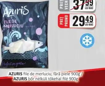 CBA AZURIS file de merluciu, fără piele 900g Ofertă