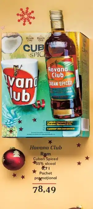 Kaufland Havana Club Rom Cuban Spiced 35% alcool 0,7 l. Ofertă