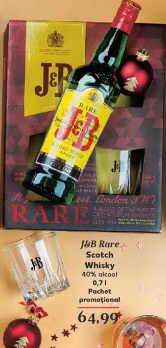 Kaufland J&B Rare Scotch Whisky 40% alcool 0.7 l. Ofertă