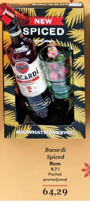 Kaufland Bacardi Spiced Rom 0.7 l. Ofertă