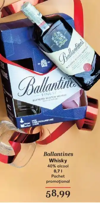 Ballantines Whisky 40% alcool 0,7 l.