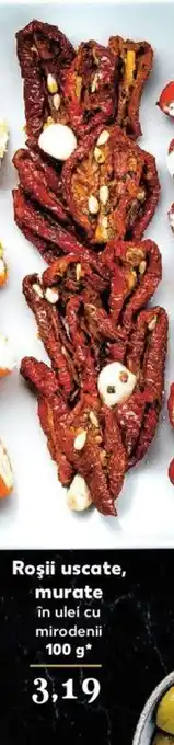 Roşii uscate, murate în ulei cu mirodenii 100 g