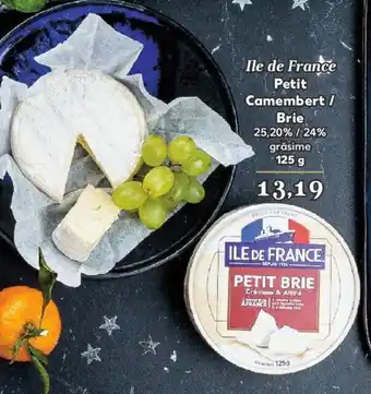 Ile de France Petit Camembert / Brie