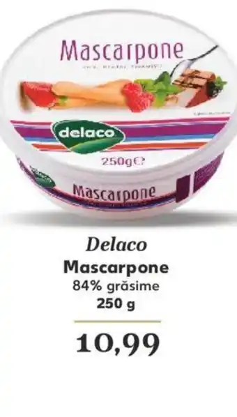 Kaufland Delaco Mascarpone 84% grăsime 250 g Ofertă