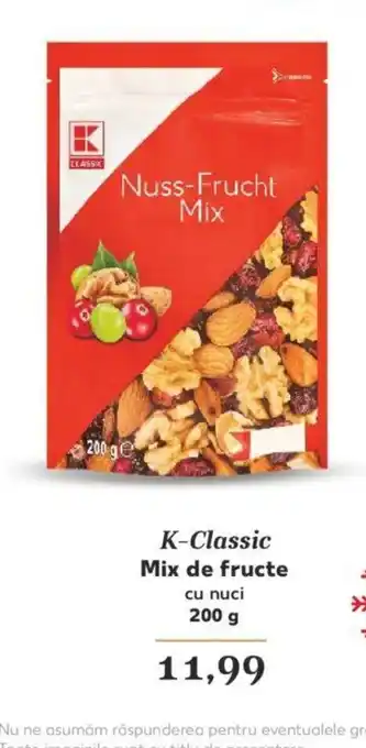 Kaufland K-Classic Mix de fructe cu nuci 200 g Ofertă