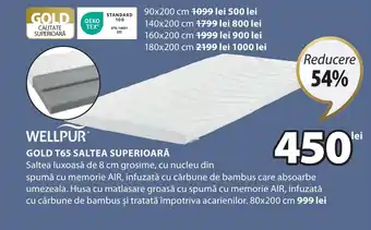 JYSK GOLD T65 SALTEA SUPERIOARĂ Ofertă