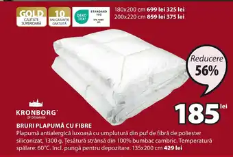 JYSK BRURI PLAPUMĂ CU FIBRE Ofertă
