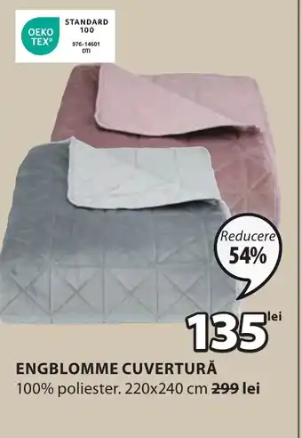 JYSK ENGBLOMME CUVERTURĂ Ofertă