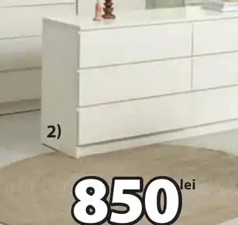JYSK Comodă 3+3 sertare: 161x79x48 cm Ofertă