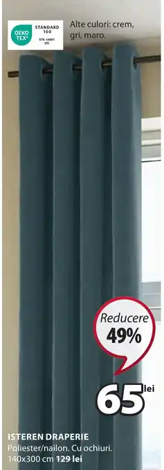 JYSK ISTEREN DRAPERIE Ofertă