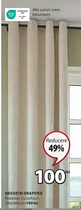 JYSK NESVATN DRAPERIE Ofertă