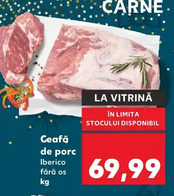 Kaufland Ceafă de porc Ofertă
