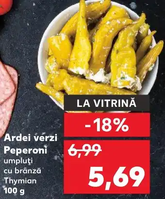 Kaufland Ardei verzi Peperoni Ofertă