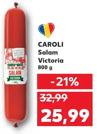 Kaufland CAROLI Salam Victoria Ofertă
