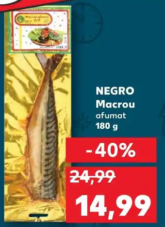 NEGRO Macrou afumat 180 g
