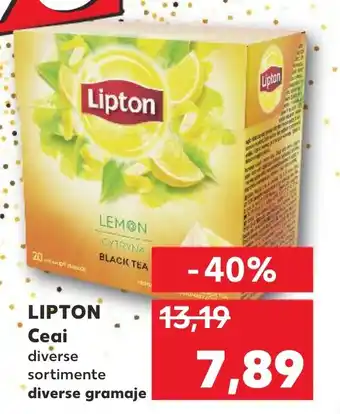 Kaufland LIPTON Ceai Ofertă