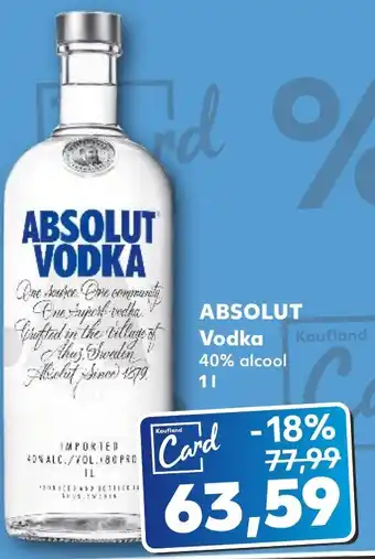 Kaufland ABSOLUT Vodka Ofertă