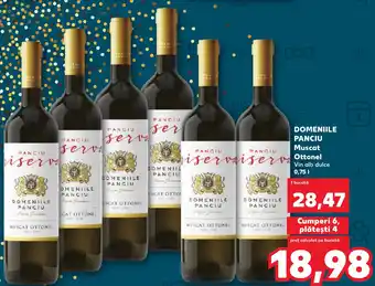 Kaufland DOMENIILE PANCIU Muscat Ottonel Ofertă