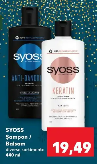 Kaufland SYOSS Şampon / Balsam Ofertă
