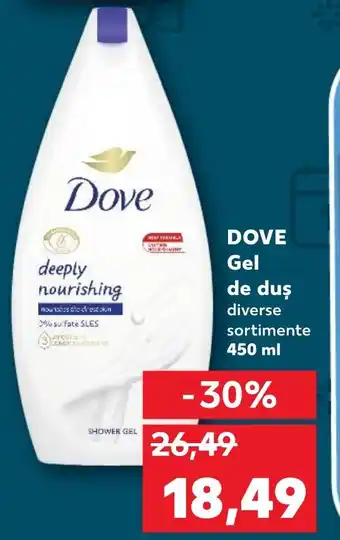 Kaufland DOVE Gel de duş Ofertă