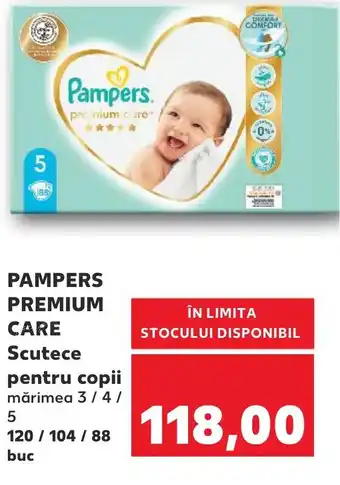 Kaufland PAMPERS PREMIUM CARE Scutece pentru copii Ofertă