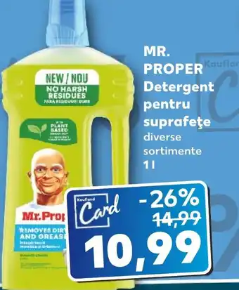 Kaufland MR. PROPER Detergent pentru suprafeţe Ofertă