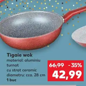 Kaufland Tigaie wok Ofertă