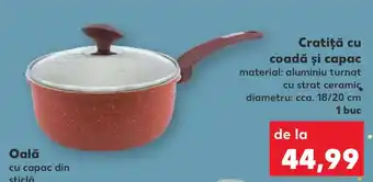 Kaufland Cratiţă cu coadă și capac Ofertă