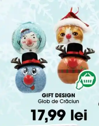 GIFT DESIGN Glob de Crăciun