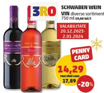 Penny SCHWABEN WEIN VIN Ofertă