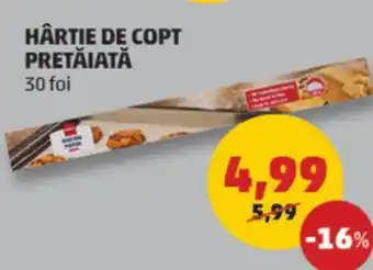Penny HÂRTIE DE COPT PRETĂIATĂ 30 foi Ofertă