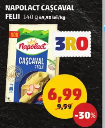 Penny NAPOLACT CAŞCAVAL FELII 140 g Ofertă