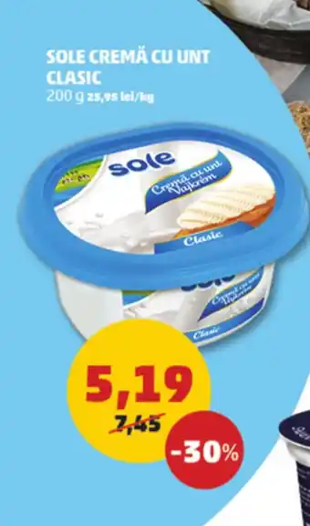Penny SOLE CREMĂ CU UNT 200 g Ofertă
