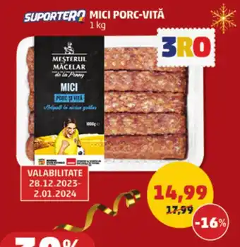 Penny MICI PORC-VITĂ 1 kg Ofertă