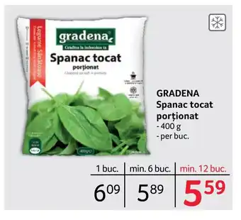 Selgros GRADENA Spanac tocat porționat Ofertă