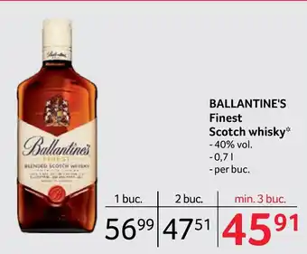 BALLANTINE'S Finest Scotch whisky