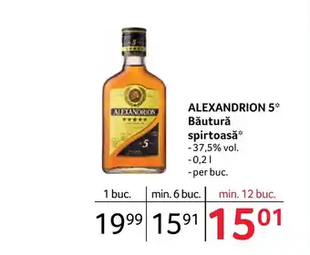 Selgros ALEXANDRION 5 Băutură spirtoasă Ofertă
