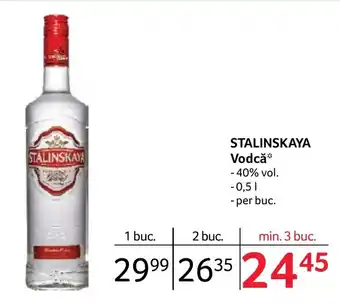 Selgros STALINSKAYA Vodcă Ofertă