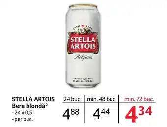 Selgros STELLA ARTOIS Bere blondă Ofertă
