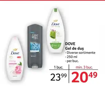 Selgros DOVE Gel de duş Ofertă