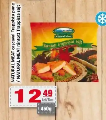 CBA NATURAL MEAT caşcaval Trappista pane / NATURAL MEAT rántott Trappista sajt Ofertă