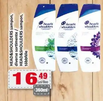 HEAD&SHOULDERS şampon, diverse sortimente / HEAD&SHOULDERS şampon, többféle
