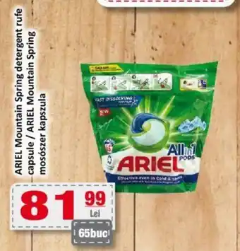 CBA ARIEL Mountain Spring detergent rufe capsule / ARIEL Mountain Spring mosószer kapszula Ofertă