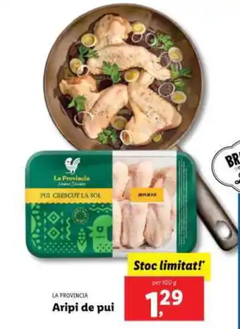 Lidl LA PROVINCIA Aripi de pui Ofertă