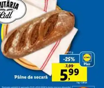 Lidl Pâine de secară Ofertă