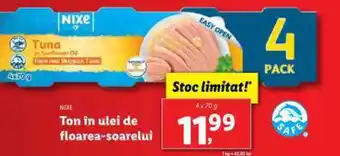 Lidl NIXE Ton în ulei de floarea-soarelui Ofertă