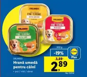 Lidl ORLANDO Hrana umedă pentru câini Ofertă