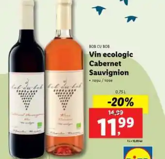 Lidl Vin ecologic Cabernet Sauvignion Ofertă