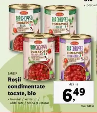 Lidl BARESA Roşii condimentate tocate, bio Ofertă
